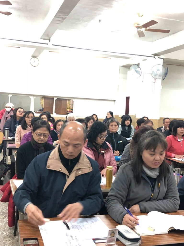 2018年1月17日 華嚴字母梵音清揚：上妙下思法師於彰化指南宮領眾唱誦四十二字母