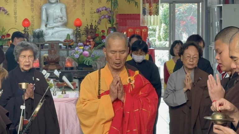 2024年3月20日 金剛山彰化和興講堂 舉行三時繫念法會，開性師父主法